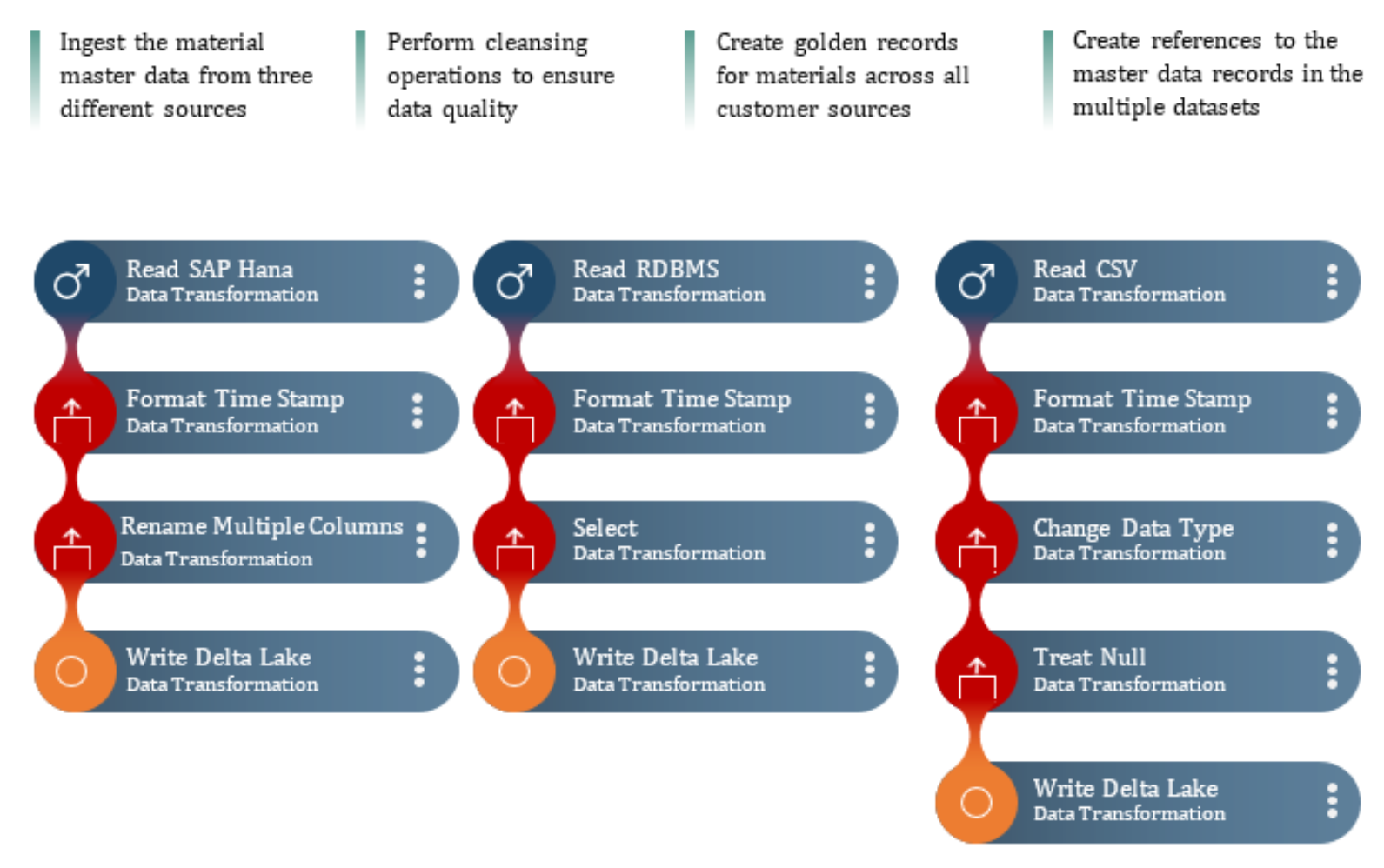 Sample Master Data Workflow